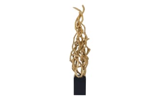 Calista 60" Natural Wood Floor Lamp