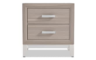 Joss Natural 2 Drawer Nightstand