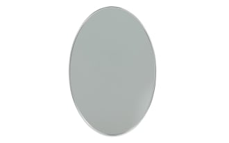 Luna Oval Silver Wall Mirror