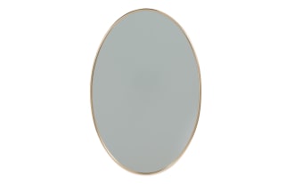 Luna Oval Gold Wall Mirror