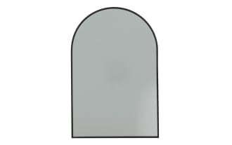Villa Arch Black Wall Mirror