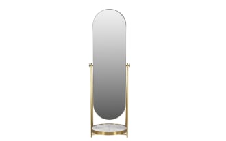 Claire Gold Floor Mirror