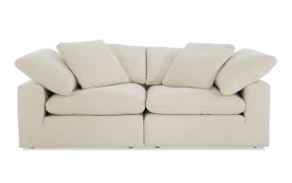 Dream Shell 88'' 2 Piece Modular Loveseat with 2 Corners