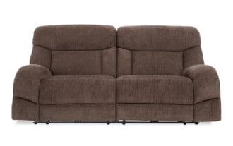 Everest Chocolate 84'' Power Reclining Loveseat with Power Headrest