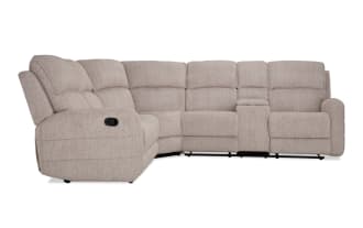 Phoenix Cream 91'' 3 Piece Manual Reclining Sectional