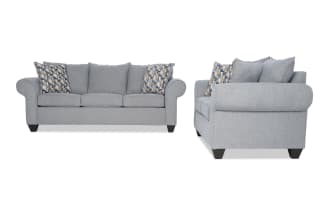 Kylie Gray 92'' Sofa & 70'' Loveseat