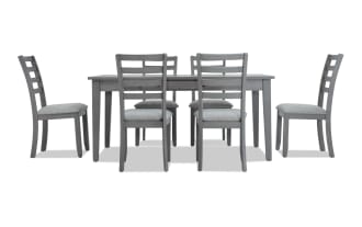 Homeworks 7 Piece Gray Dining Set