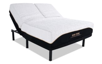 Power Bob Elite Base with Copper Sport Hybrid 11.5'' Queen Plush Split Head Mattress