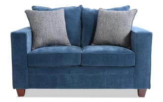 Abbie Navy 65'' Loveseat