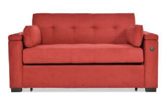 Throwback Red 67'' Pop-Up Sleeper Loveseat