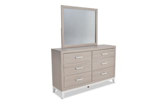 Joss Natural 6 Drawer Dresser & Mirror