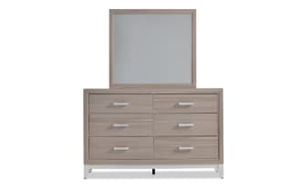 Joss Natural 6 Drawer Dresser & Mirror