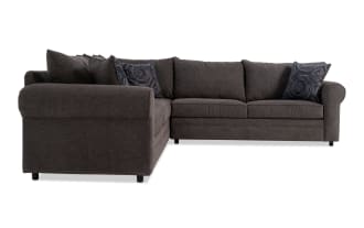 Juno Chocolate 114'' 3 Piece Sectional