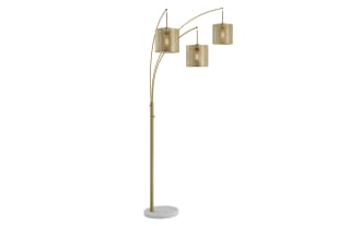 Celine Gold Arc Floor Lamp