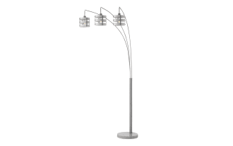 Reagan 88'' White Arc Floor Lamp