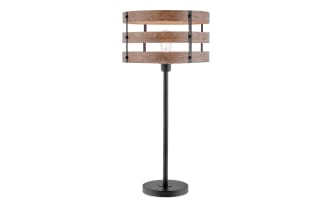 Reagan Black & Brown Table Lamp