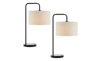 Pasadena Black Table Lamp (Set of 2)
