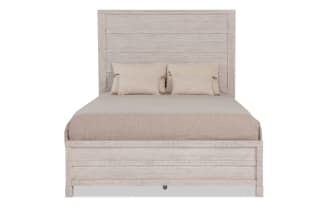 Canyon Queen White Panel Bed