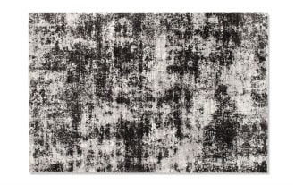 Galaxy 8' x 10' Black Abstract Rug