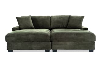 Aspen Forest 86'' Dual Chaise