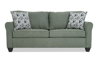 Slumber Green 80'' Sleeper Sofa with Queen Cooling Mattress