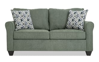 Slumber Green 72'' Sleeper Sofa with Full Gel Mattress