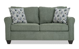 Slumber Green 72'' Sleeper Sofa with Full Cooling Mattress