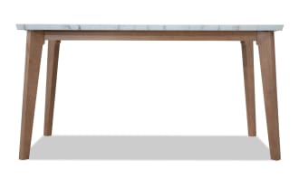 Elm Natural & Marble Counter Height Dining Table
