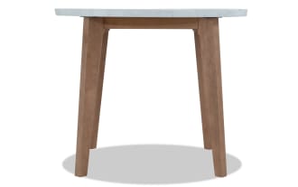 Elm Natural & Marble Counter Height Round Dining Table