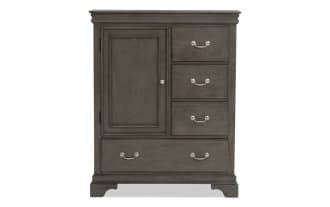 Middleton Gray 4 Drawer Wardrobe