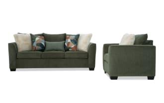 Brynn Green 88'' Sofa & Chair