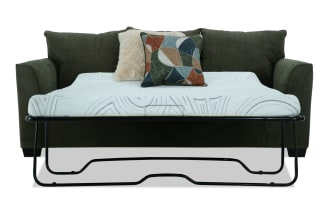 Brynn Green 91'' Sleeper Sofa with Queen Cooling Mattress