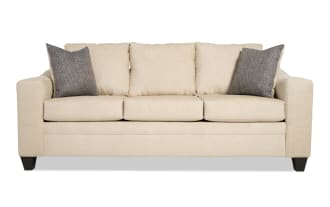 Claudia 84'' Beige Sofa