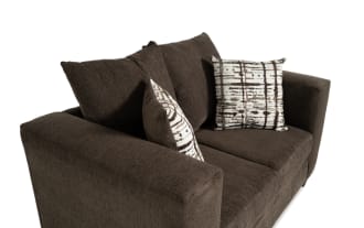 Ronan 61'' Chocolate Loveseat