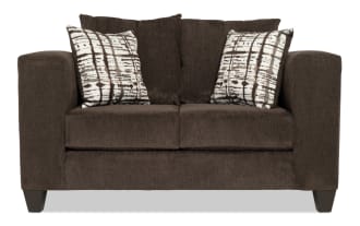 Ronan 61'' Chocolate Loveseat