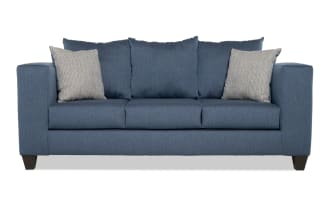 Carson 84'' Navy Sofa
