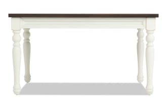 Georgia White & Brown Youth Dining Table