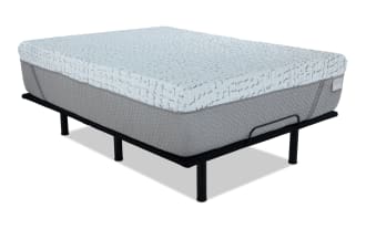 Power Bob Essential Base with Enchant 16'' Twin XL Firm Mattress