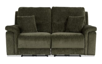 Renegade Green 75'' Power Reclining Loveseat with USB Port