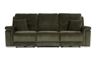 Renegade Green 103'' Power Reclining Sofa with Armless Chair & USB Port