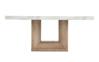 Terrace Natural & White DIning Table
