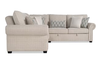 Playlist Max Beige 96'' 3 Piece Sectional with USB & USB-C Ports