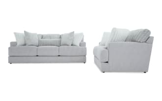 Sofia Gray 93'' Sofa & 70'' Loveseat