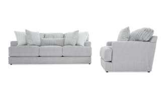 Sofia Gray 93'' Sofa & Chair