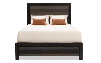 Tahoe Queen Gray Panel Bed