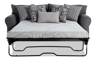 Portland Gray 85'' Sleeper Sofa with Queen Cooling Mattress