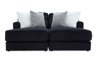 Sofia Black 78'' Dual Chaise
