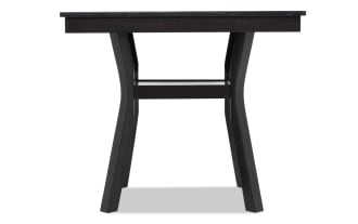 Riviera Black Counter Height Square Dining Table