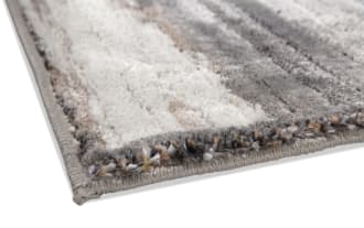 Alessa 5' x 7' Gray Geometric Rug