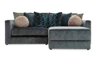 Jewels Emerald 92'' 3 Piece Modular Sectional with 1 Left Arm Facing Chair, 1 Right Arm Facing Chair, 1 Storage Ottoman